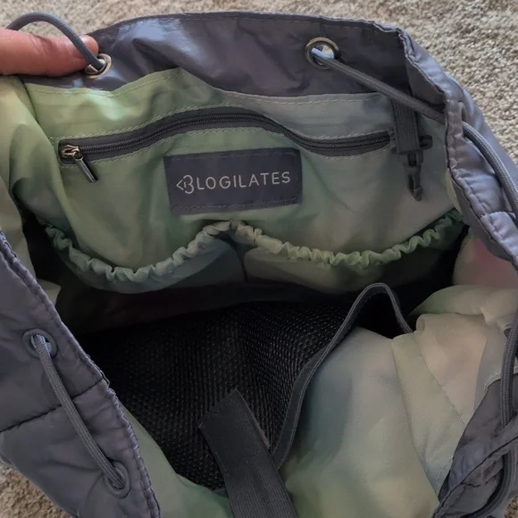 NWT Blogilates Steel Blue Backpack - Picture 4 of 7